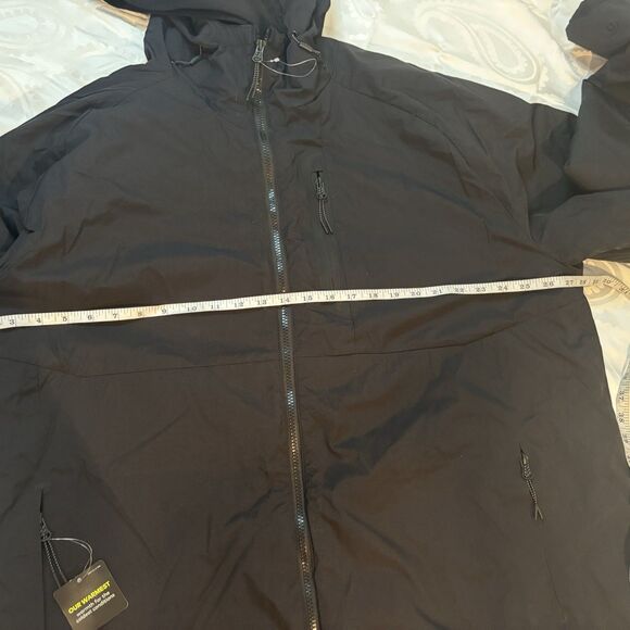 NEW Champion 3-in-1 Systems Jacket Coat Hooded Black Full Zip Pockets Men’s XXL - Picture 7 of 12